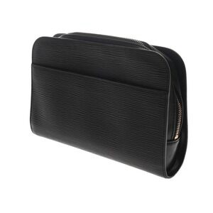 Louis Vuitton Black Orsay Epi Noir Leather Clutch Bag